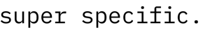 Super Specific Logo
